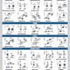 QuickFit 3 Pack - Dumbbell Workouts + Bodyweight Exercises + Stretching Routine Poster Set - Set of 3 Workout Charts (Laminated, 18" x 24")