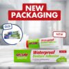 Secure Sensitive Denture Adhesive with Aloe Vera & Myrrh – 12-Hour Max Hold – Patented Waterproof Seal – for All Denture Types – Food Grade Ingredients – FSA HSA Approved – 1.4 oz