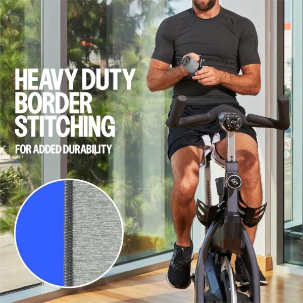 Acteon Microfiber Quick Dry Gym Towel, Silver ION Odor-Free Absorbent Fiber, Fast Drying, Men & Women Workout Gear for Body Sweat, Working Out, Towels