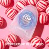 REACH POP Whitening Dental Floss, Peppermint, Baking Soda Infused, Teeth Whitening, Plaque Remover for Teeth, Shred Resistant, Vegan Wax, Cruelty Free, Oral Care, PFAS Free, 1 Pack, 54.6 yd