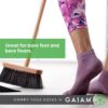 Gaiam Grippy Yoga Socks for Women & Men – Full Toe Non Slip Sticky Grip Accessories for Yoga, Barre, Pilates, Dance, Ballet