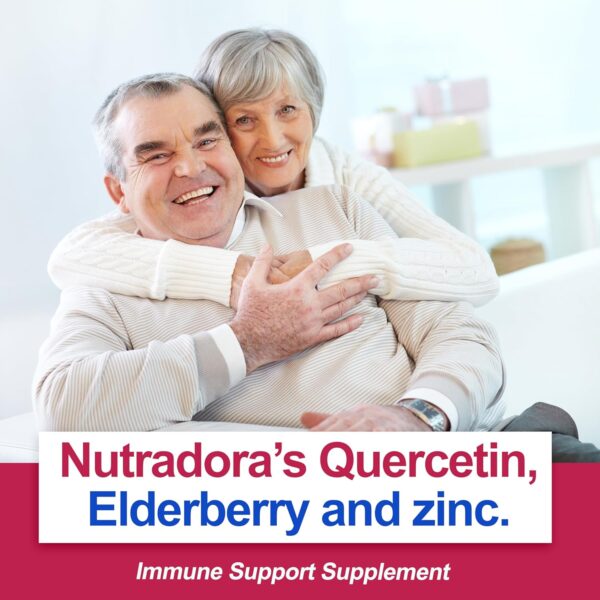 Quercetin 1000mg Veggie Capsules, Non-GMO, Elderberry Zinc Quercetin Supplements Supports Immune, Cardiovascular & Respiratory Health,120 Capsules (Pack of 1)