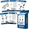 2 Pack - Bodyweight & Dumbbell Fitness Workout Cards - Over 100 Exercises