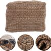STOBAZA Footstool Cotton Yoga Sitting Cushion Farmhouse Pouf Cozy Japanese Cushion Hyacinth Square Pouf Footrest