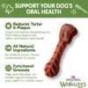 Wellness WHIMZEES Brushzees Dog Dental Treats, Natural Chews, Extra Small Size Stick, (48 Count)