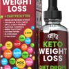 Keto Weight Loss Diet Drops, Natural Appetite Suppressant, Fat Burner for Women and Men with Apple Cider, Green Coffee Bean Extract, Cinnamon, Cayenne Pepper Metabolism Booster