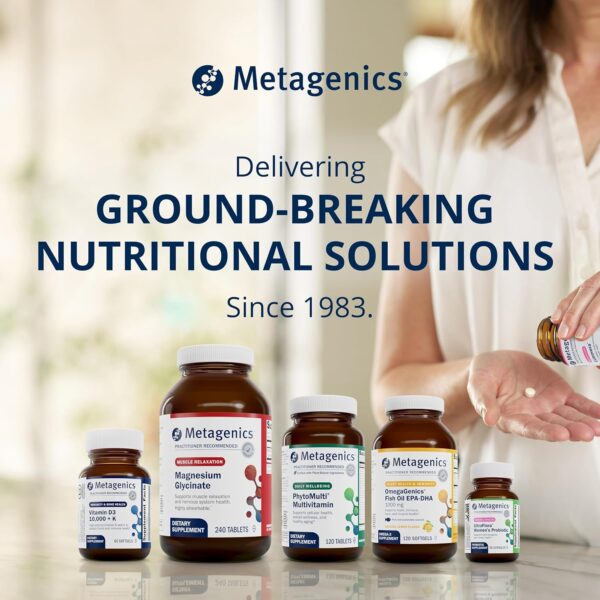 Metagenics UltraFlora Balance Probiotic - Daily Gut Health Supplement* - Offers Digestive & Immune System Support* - Vegetarian, Non-GMO & Gluten-Free - 120 Capsules