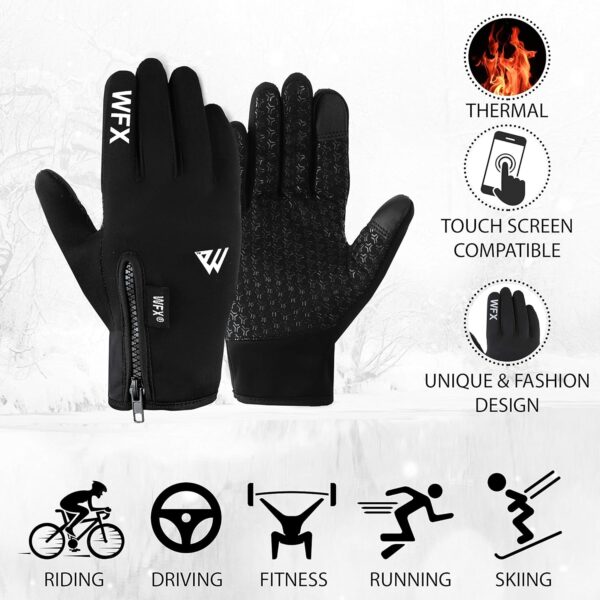 Winter Gloves Touch Screen Anti Slip Warm Gloves Windproof Thermal Sports Cycling Glove