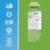 81uADkkOHfL._AC_SL1500_.jpg Nuun Sport + Caffeine Electrolyte Tablets - Dissolvable in Water, Fresh Lime Flavor, 5 Essential Electrolytes for Hydration, 1g Sugar Drink Mix, Vegan, Non-GMO, 8 Pack (80 Total Servings)