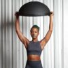 Bosu Pro Multi Functional Home Gym Full Body Balance Strength Trainer Ball Equipment with Guided Workouts and Pump