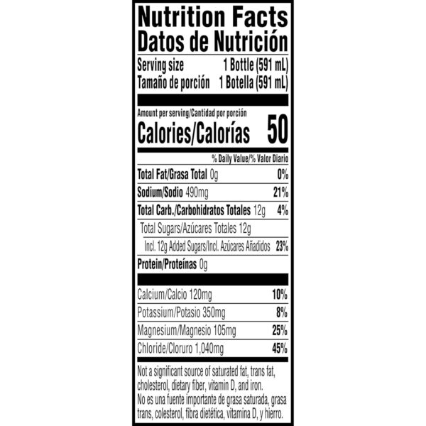 Gatorlyte Electrolyte Beverage, Glacier Freeze, 20 Fl Oz (Pack of 12)