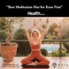 Organic Meditation Mat Zabuton/Floor Pillow - 3 & 4 Inch Thickness Options - Prevents Knees & Legs Pain