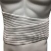 OTC Lumbosacral Support, 7-inch Lower Back, Lightweight Compression, Elastic, White, Universal