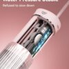 Portable Mini Water Dental Flosser for Teeth Cleaning Pick,Travel Oral Irrigator with Telescopic Water Tank,4 Modes and Waterproof Design-Perfect for Braces,Bridges,Home&Travel Dental Care