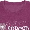 81ux6zlDyHL._AC_SL1500_.jpg Spread Kindness T Shirt for Women Summer Dandelion Graphic Tees Casual Funny Sayings Letter Printed Cute Shirts Tops