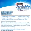 DentaLife Daily Oral Care Dog Treats for Large Dogs 40 plus lbs., Chewy Dental Treat to Freshen Breath and Fight Tartar, Chicken Flavor, 36 oz. each, 30 Chews each/60 Total Chews - 30 ct. Pouch