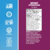 Nuun Sport Electrolyte Tablets - Dissolvable in Water, Tri Berry, 5 Essential Electrolytes for Hydration, 1g Sugar Drink Mix, Vegan, Non-GMO, 8 Pack (80 Total Servings)