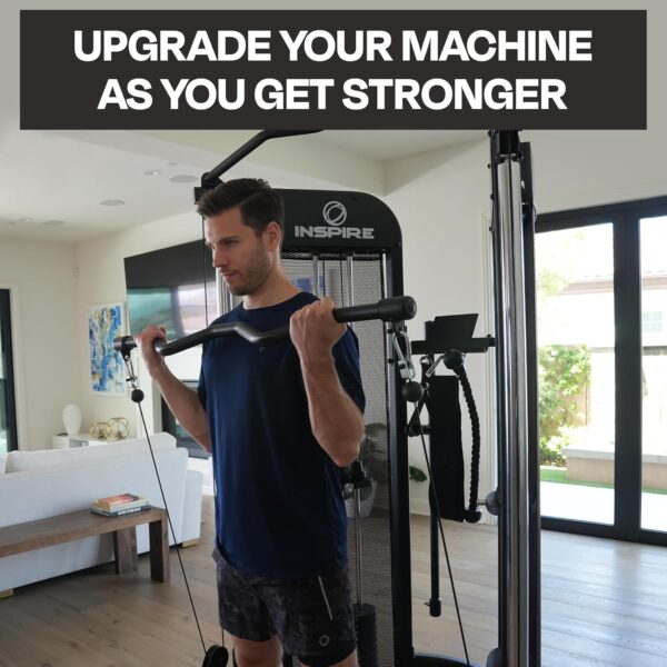 81vJ7nmsM9L._AC_SL1500_.jpg Inspire Fitness 50 lb Weight Stack Add-On - 50 Pound Weight Stack for Cable Weights - 50 lb Add on Weight Stack for Inspire Fitness Trainer - Home Gym Accessories