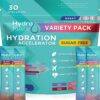HydroMATE Electrolytes Powder No Sugar Variety Pack - 30 Instant Hydration Packets with Vitamin C to Boost Energy - Sugar Free Electrolytes to Support Hydration on Keto Diet & Party Favors