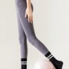 Irisbear Womens Pilates Socks with Grips Non Slip Yoga Socks Barre Gym Athletic Grippy Socks for Women
