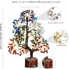 Chakra Tree, Crystals, Tree Of Life Decor, Crystal Tree, Chakra Decor, Meditation Accessories, Office Decor, Good Luck Gifts, Hippie Room Decor, Birthday Gifts For Women - 300 beads Chakra Stones