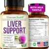 Liver Cleanse Detox & Repair Milk Thistle Supplement. Liver Support with Choline, Artichoke Extract, Chicory & Dandelion Root Supplement. Milk Thistle Liver Detox & Liver Cleanse. 60 Liver Health Caps