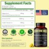 Berberine Supplement 1500mg with Magnesium Glycinate 240mg & Ceylon Cinnamon 100mg - Natural Weight Management, Gut Health, High Potency & Absorption, Made in USA - 60 Tablets