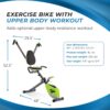 81w0v6Cyd6L._AC_SL1500_.jpg Stamina Wonder Exercise Bike | Build Upper and Lower Body Strength on One Machine | Includes Two Online Workout Videos, Chartreuse and Gray