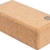 Manduka Yoga Block - Fine-Grain Cork Block, Yoga Equipment, Home Gym Accessory, Pilates Tool, Lightweight for Travel, Extra Firm Workout Accessory with Comfortable Edges