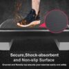 Height-Adjustable 4"-6" Step Aerobics Platform Fitness Equipment Stepper Trainer Exercise Step Platform with 2 Riser