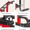 SogesPower Power Tower Pull Up Bar Station Multi-Function Pull Up Bar Stand for Home Gym, Adjustable Height Pull Up Dip Station Dip Bar Strength Training Fitness Equipment,Up to 500LBS