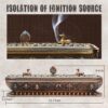 Incense Holder for Sticks Incense Burner with Ash Catcher Incense Stand for Yoga Meditation Home Office Decor - Red Bronze