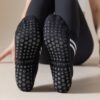 Irisbear Womens Pilates Socks with Grips Non Slip Yoga Socks Barre Gym Athletic Grippy Socks for Women