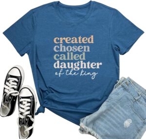 LOOKFACE Women Crewneck Casual Soft Tees Cute Graphic T Shirts