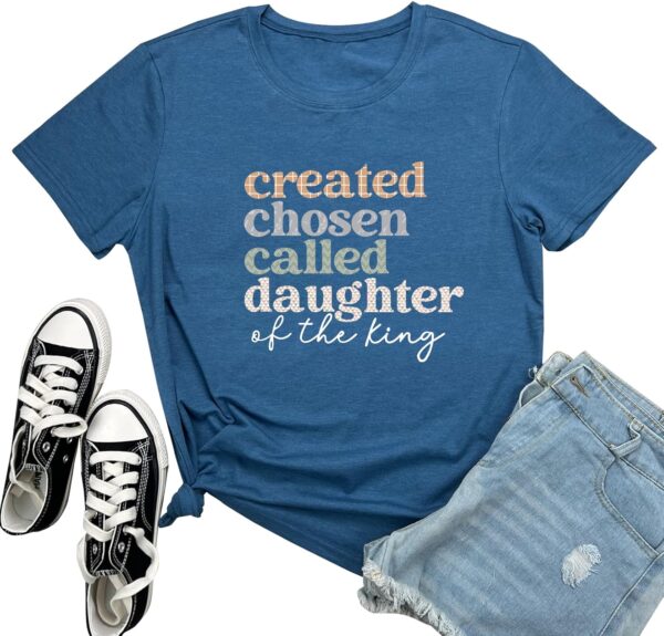 LOOKFACE Women Crewneck Casual Soft Tees Cute Graphic T Shirts