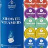Shower Steamers Aromatherapy, 10-Pack Shower Bombs Mens Valentines Day Gifts for Him Her, Birthday Gifts for Wife, Women, Mom, Organic Lavender Mint Grapefruit Lemon Eucalyptus Oils