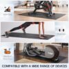 Exercise Equipment Mat for Bike, Treadmill, Elliptical, Yoga - Non Slip Bike Trainer Mat for Stationary Spin Bike Indoor Outdoor, High Density Workout Floor Protector Mat 90" x 40"