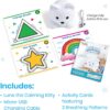 hand2mind Luna The Calming Kitty, Breathing Light, Guided Meditation for Kids, Mindfulness for Kids, Anxiety Relief Items, Calm Down Corner Supplies, Calming Toys for Kids, Social Emotional Learning