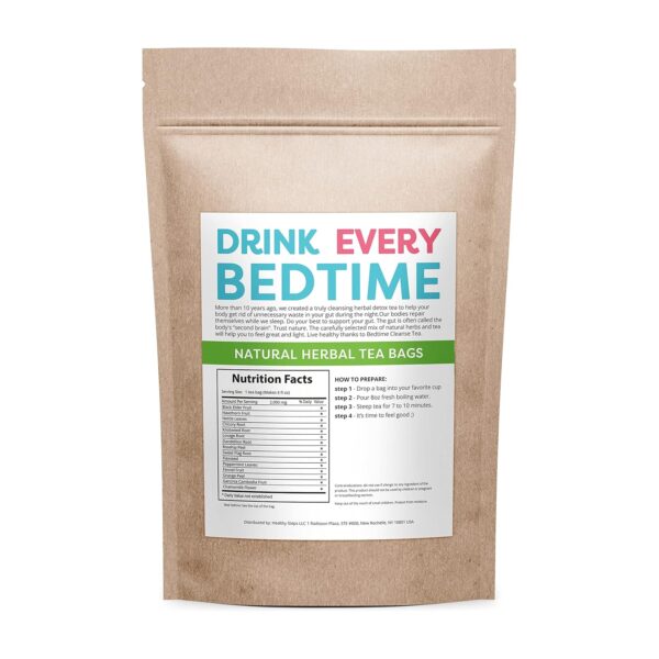 28 Days Bedtime Cleanse Tea : Detox Skinny Herb - Effective Detox Tea, Support Cleanse Tea, 100% NATURAL