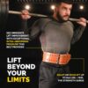 5mm Premium Weight Lifting Belt - 100% Genuine Leather Weightlifting Belt - Comfortable Squat Belt, Deadlift Belt or Powerlifting Belt - Workout Belt for Strength Training - Gym Belt for Men and Women