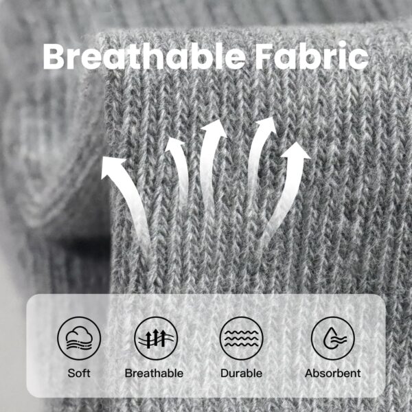 SkiBeaut Pilates Socks, Non Slip Grips Yoga Socks Ballet Dance Hospital Grippers Socks, 4 pairs Sticky Socks for Women