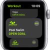 Apple Watch SE (GPS, 44mm) - Silver Aluminum Case with White Sport Band (Renewed)