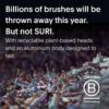 SURI Electric Toothbrush—Sustainable Electric Toothbrushes Adults, Slim Sonic Toothbrush & Accessories, 40-Day Battery, Travel Toothbrush with UV Cleaning Case, Ideal Christmas Gifts for Women & Men