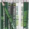Fun Express Mental Health Awareness Pencils - Bulk set of 24 - Awareness and Classroom Supplies and Givaways
