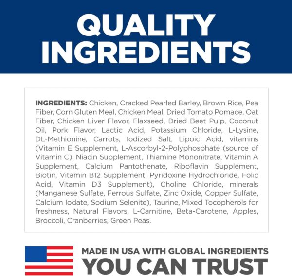 Hill's Science Diet Perfect Weight, Adult 1-5, Large Breed Weight Management Support, Dry Dog Food, Chicken Recipe, 25 lb Bag