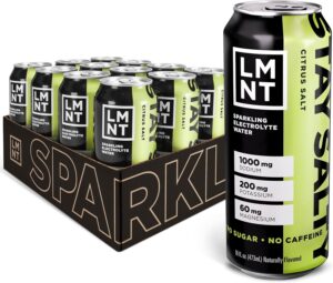 LMNT Sparkling Electrolyte Drink - Citrus Salt | 12-Count