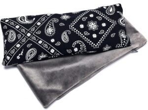 Lavender Eye Mask for Sleeping - Weighted Eye Pillow Heated for Headache, Sinus, Dry Eyes Relief, Moist Heat Eye Compress for Yoga, Meditation - Relaxation Gifts for Women