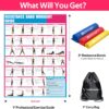 Resistance Bands for Working Out, Exercise Bands for Physical Therapy, Stretch, Recovery, Pilates, Rehab, Strength Training and Yoga Starter Set