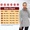 81xtDemvLIL._AC_SL1500_.jpg Soneven Women's Running Fleece Sweatshirts Cowl Neck Thermal Pullover Long Sleeve Shirt with Pocket and Neck Gaiter Face Mask