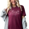 Stronger Than The Storm Shirt Christian Apparel Mental Health Shirt Inspirational Shirts Positive Shirt Gift For Woman Positive Quote Shirt